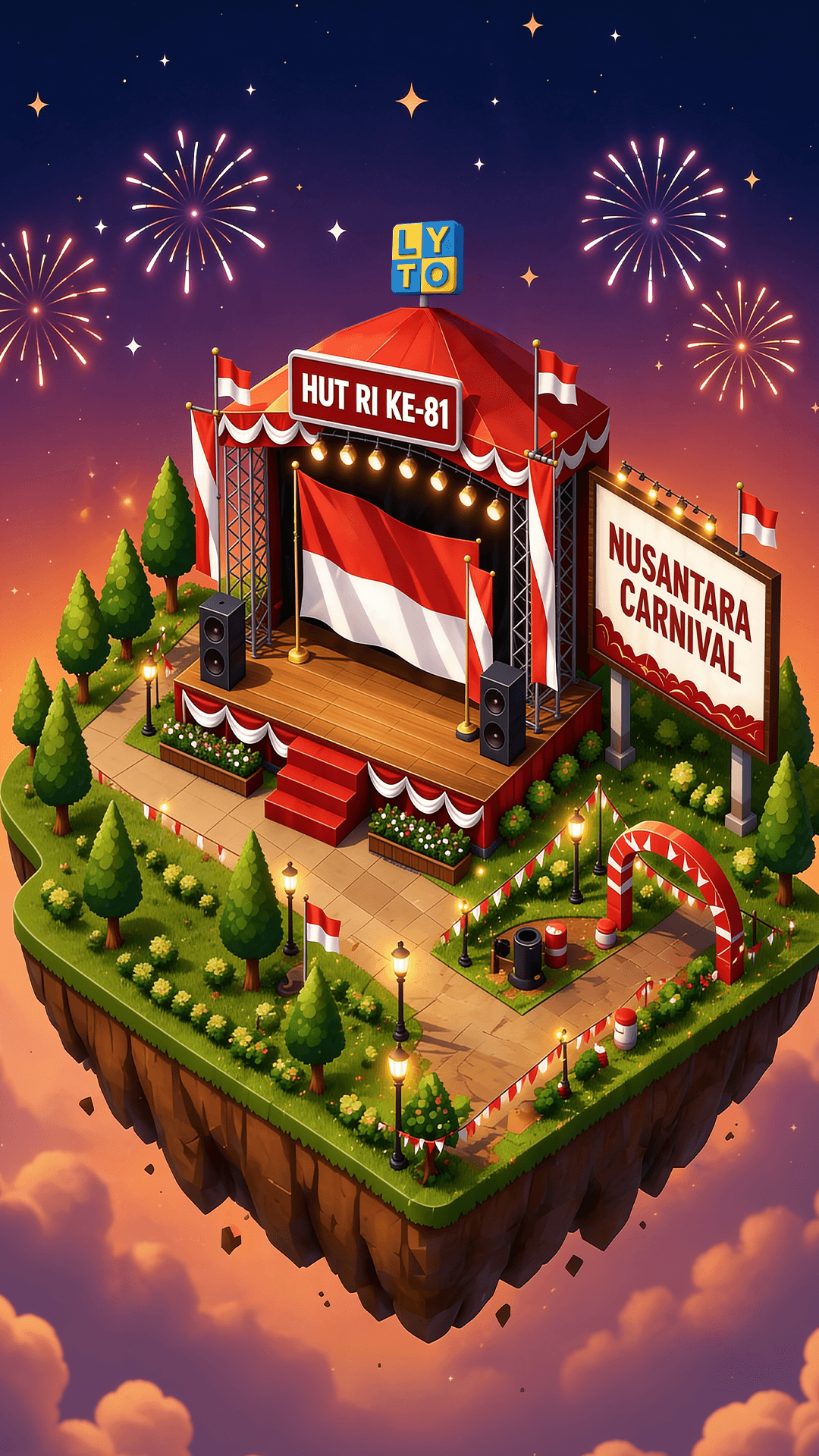 Background Festival Nusantara